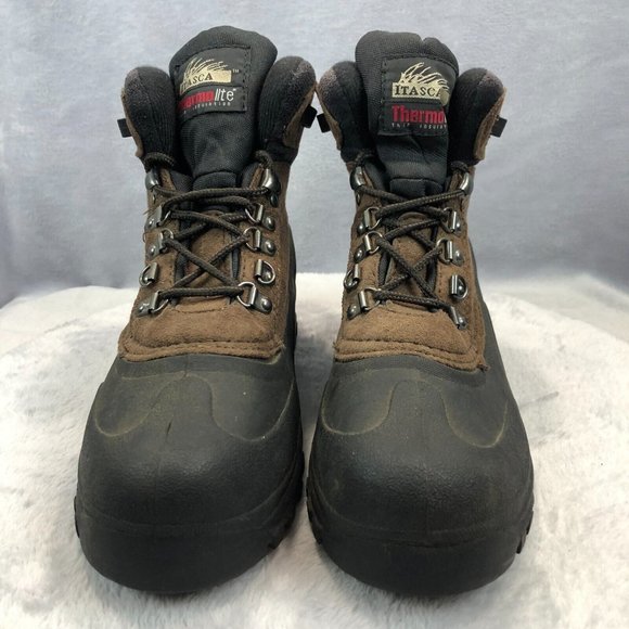 ITASCA Icebreaker Mens Sz 9 Brown Thermolite Thin Insulation Hiking Winter Boot main image 9